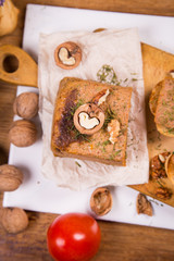 duck pate on bread