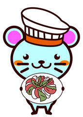 イタリア料理と動物シリーズ