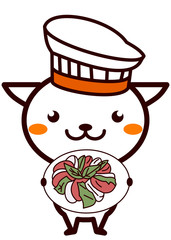 イタリア料理と動物シリーズ