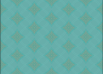 Thai vintage seamless pattern vector abstract background, with seamless pattern in swatch