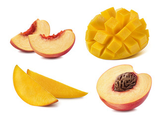 Carrots tomato yellow onion herbs isolated on white background as package design element