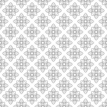 square rosettes seamless pattern