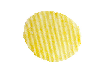 potato chip isolated on white background