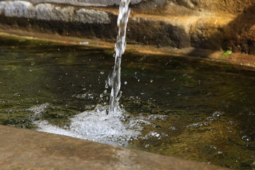 ancient water fountain water pipes