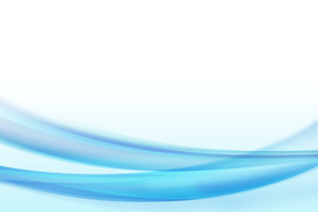 Naklejka premium abstract blue color curve waves background