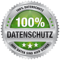 Datenschutz - Ihre Daten sind hier sicher - 100% Datenschutz