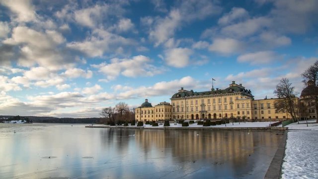 Drottningsholm Palace. One of the major tourist attractions in Sweden, located outside of Stockholm. 