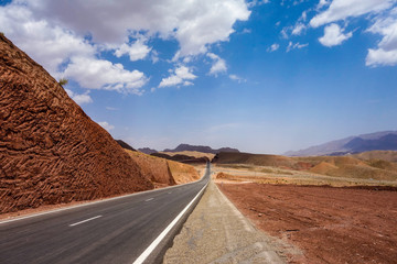 Straße von Kerman nach Ferdows