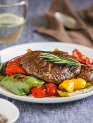 Grilled Portobello mushroom ,Bell pepper with Balsamic