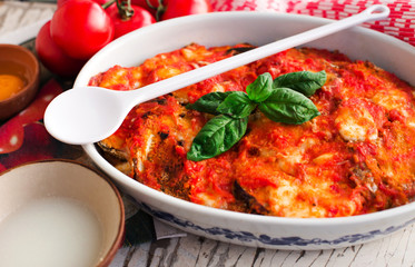 delicious eggplant parmigiana