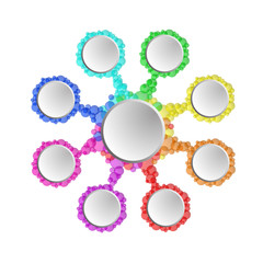 colorful circle illustration infographic