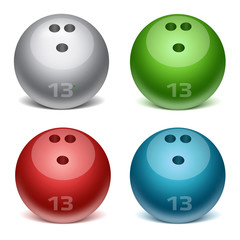 Set bowling ball