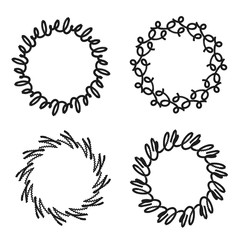 Wreath circle pattern