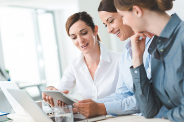 Fototapeta premium Successful women in business
