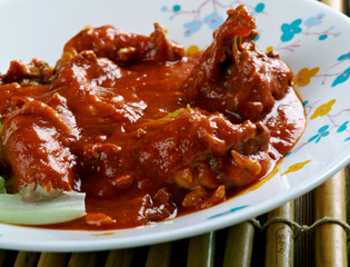 West Africa Spicy Chicken Peanut Soup