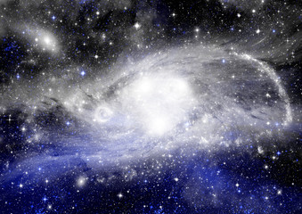 galaxy in a free space