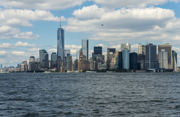 Fototapeta na wymiar Manhattan New York City Skyline