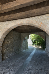 Fototapeta na wymiar Montevecchia (Lecco, Lombardy, Italy): historic village