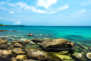 Beautiful Stone beach at Koh Kood Island,Thailand