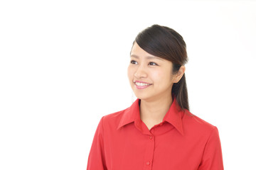 Fototapeta premium 笑顔の女性