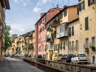 Via del fosso with canals in Lucca