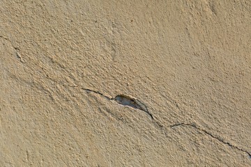 Old destroyed concrete wall background.