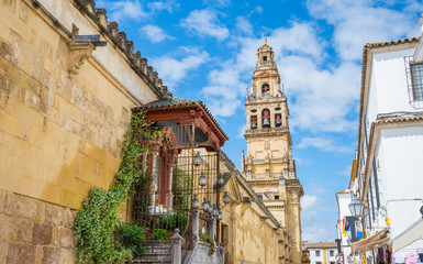 Fototapeta na wymiar Traditional historic architecture of Cordoba city in Spain