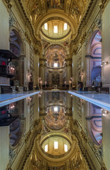 ROME, ITALY - 3 MAY 2016 - A visit at 'Sant'Andrea della Valle', a basilica church in the rione of...