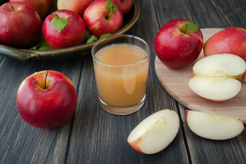 fresh apple juice