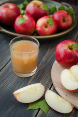 fresh apple juice