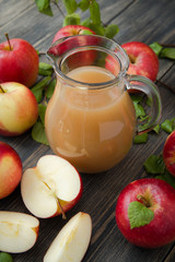 fresh apple juice