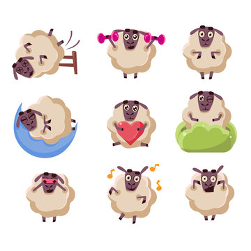 Sheep Character Activities Set