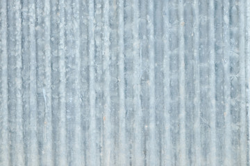 Grey Corrugated metal texture surface.