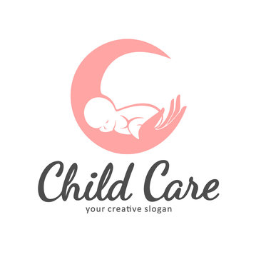 Logo of child care, motherhood and childbearing