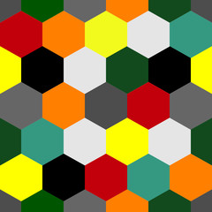 seamless hexagonal background pattern