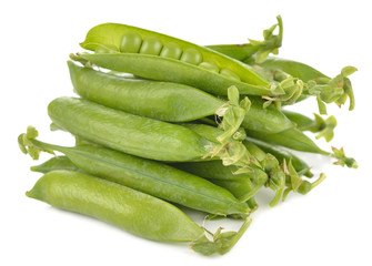 Fresh green peas