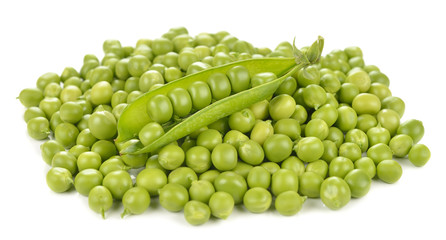 Fresh green peas