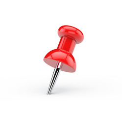 Red pushpin