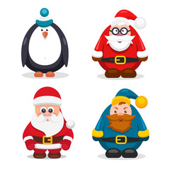 Set Christmas Characters