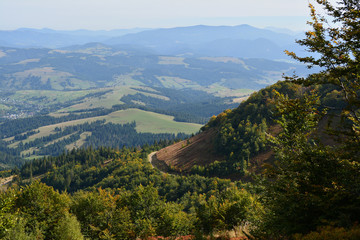 Carpathian Mountains. Pylypets.