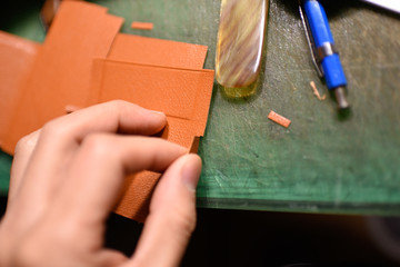 making wallet
