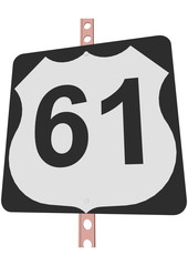 US 61 Route sign