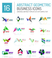 Abstract business icons