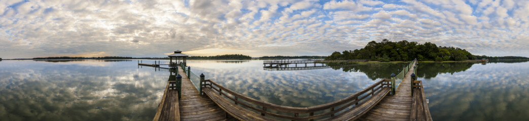 360 panorama of South Carolina - obrazy, fototapety, plakaty