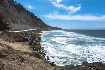 The coast along Highway 1, California

