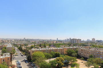 Fototapeta na wymiar Beersheba, residential districts