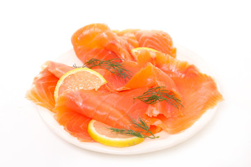smoked salmon and dill