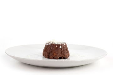 budino al cioccolato fondente