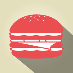 delicious burger  design 