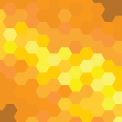 Vector hexagons background